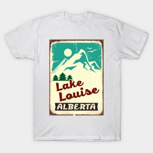 Lake Louise Alberta Canada Skiing Ski Banff National Park T-Shirt